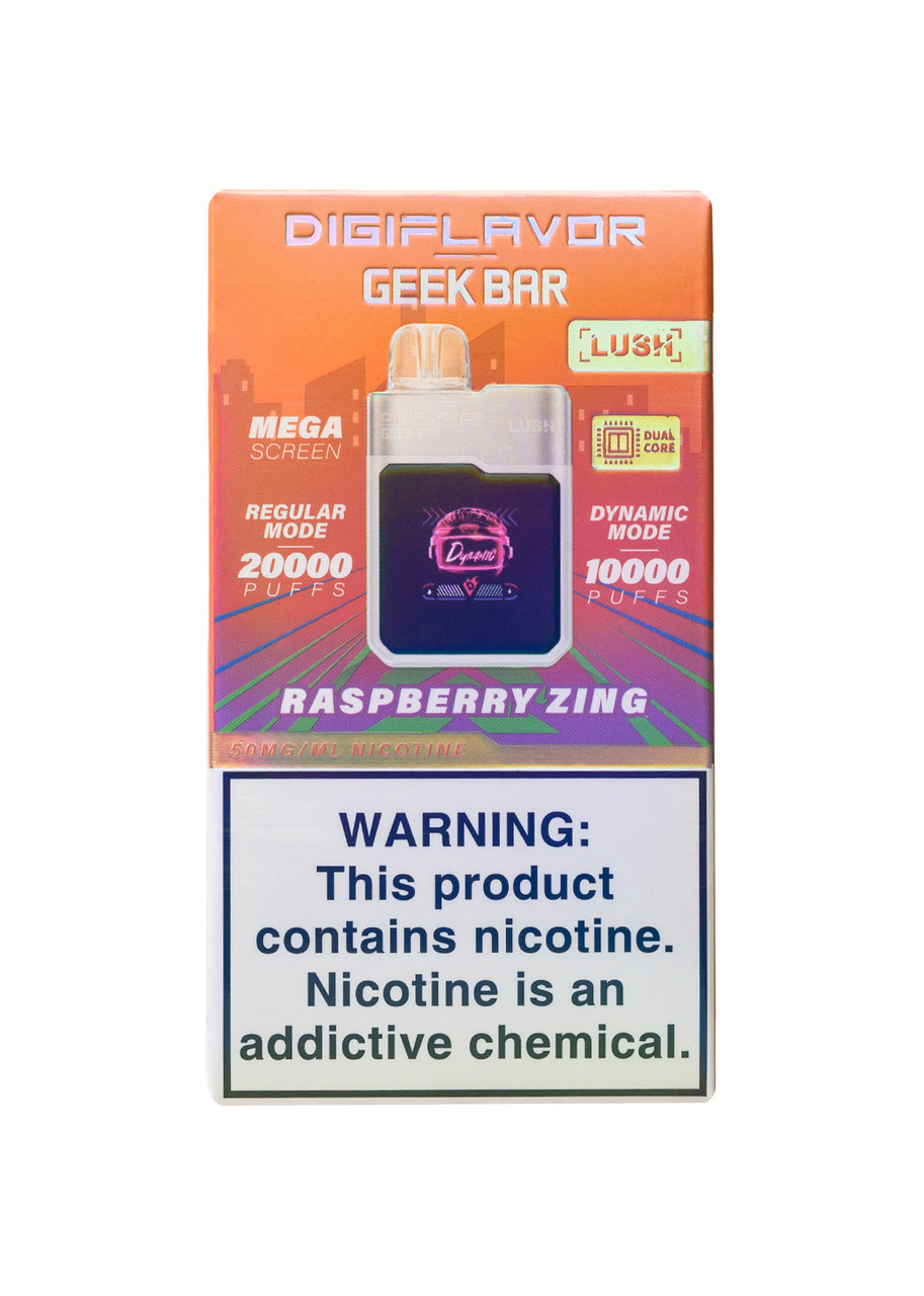 geek bar lush price DigiFlavor x 20K Raspberry Zing Flavor:Peach Raspberry raspberry peach lime Blue Razz Ice Geek