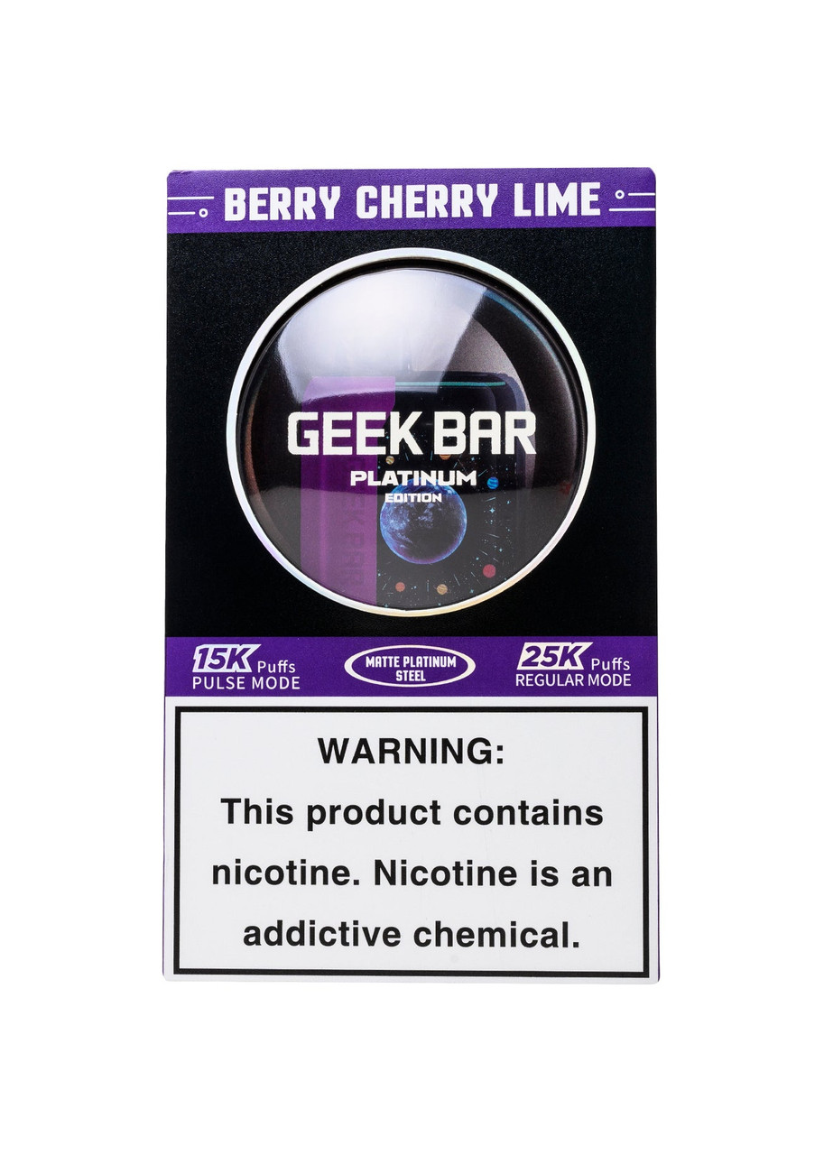 Geek Bar Pulse X Platinum Edition 25K Berry Cherry Lime | GetPop