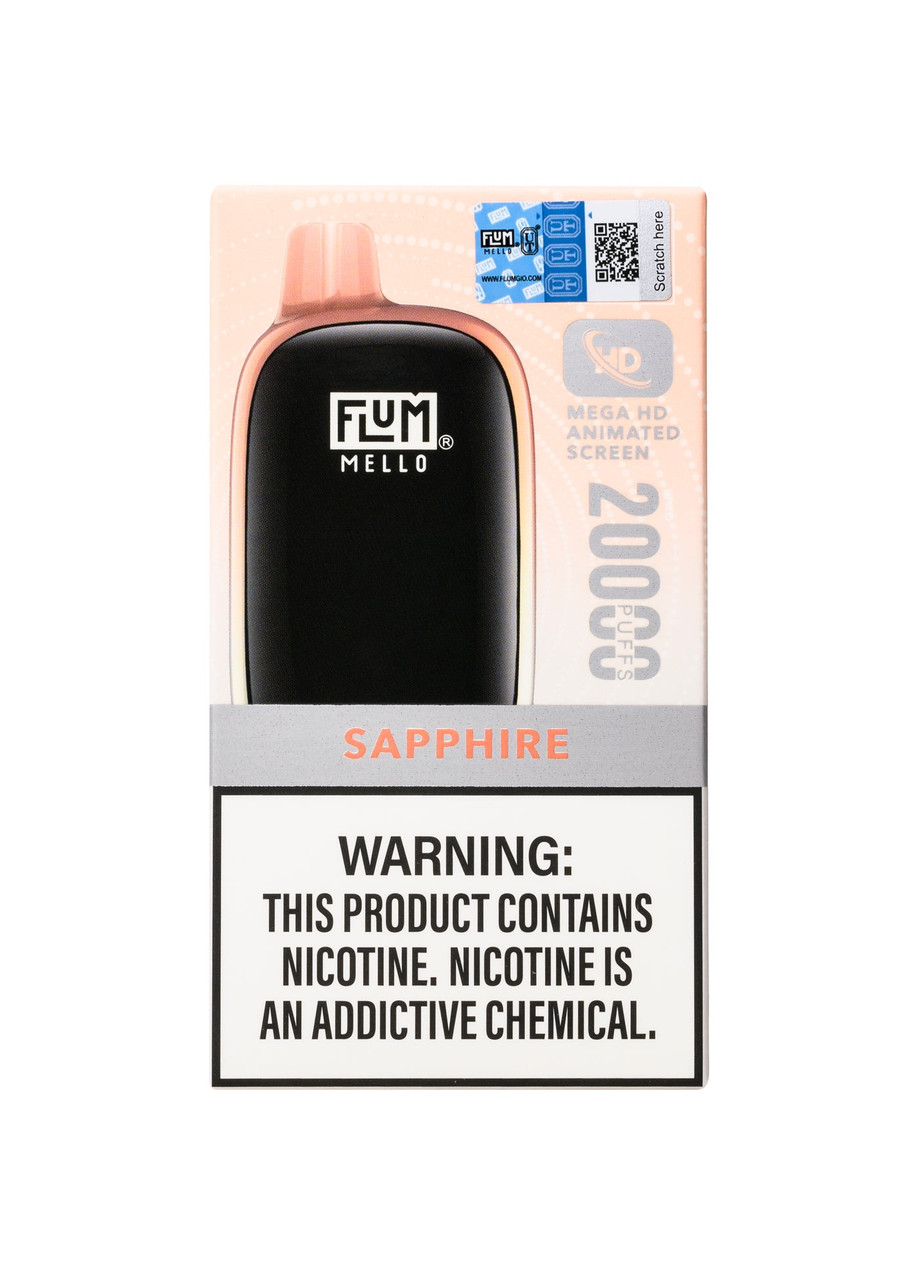 crush flum mello 20000 Sapphire FLAVORS:Lychee Ice orjoy pro Blue Razz Lemonade Lost