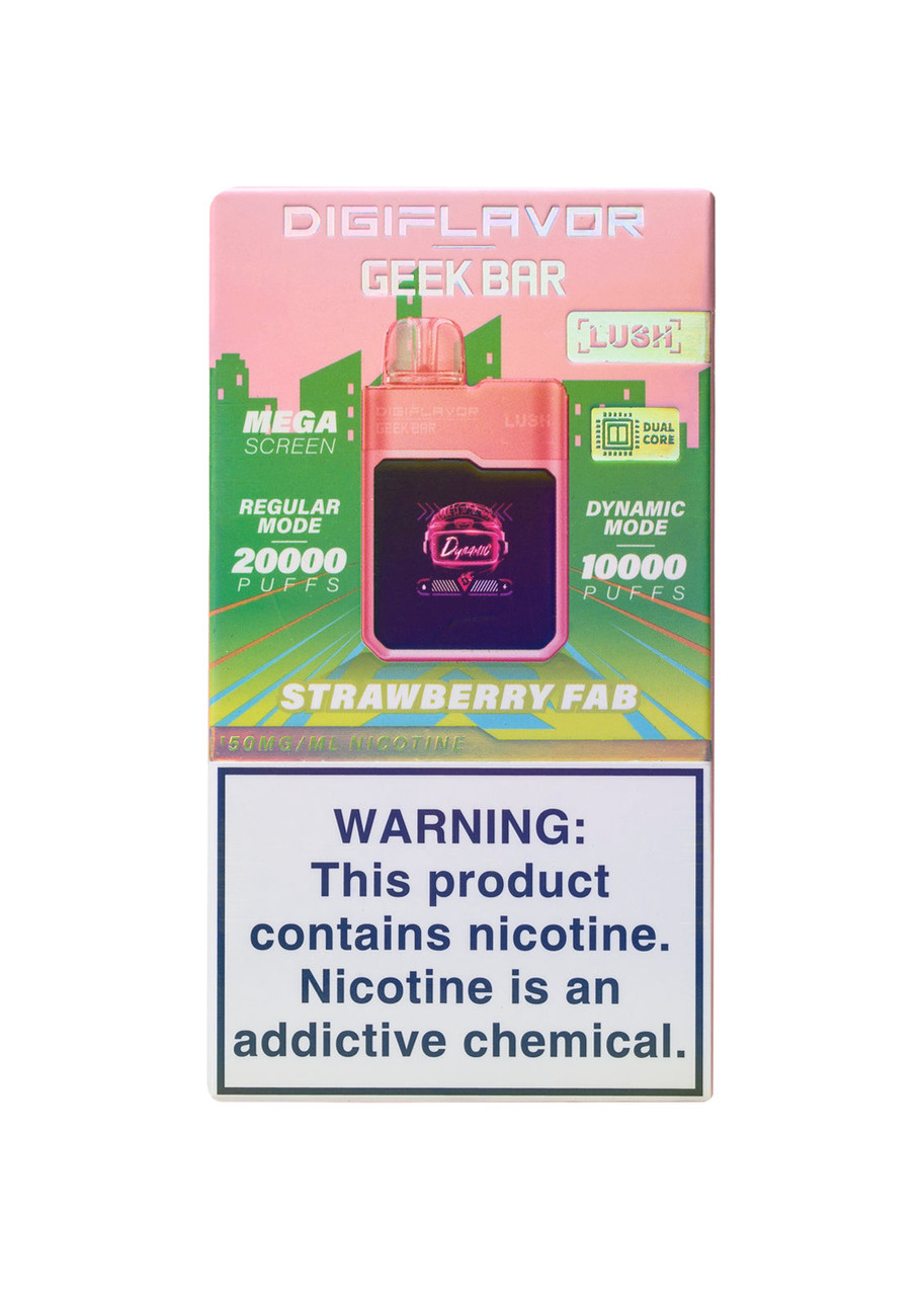DigiFlavor x Geek Bar Lush 20K Strawberry Fab | GetPop