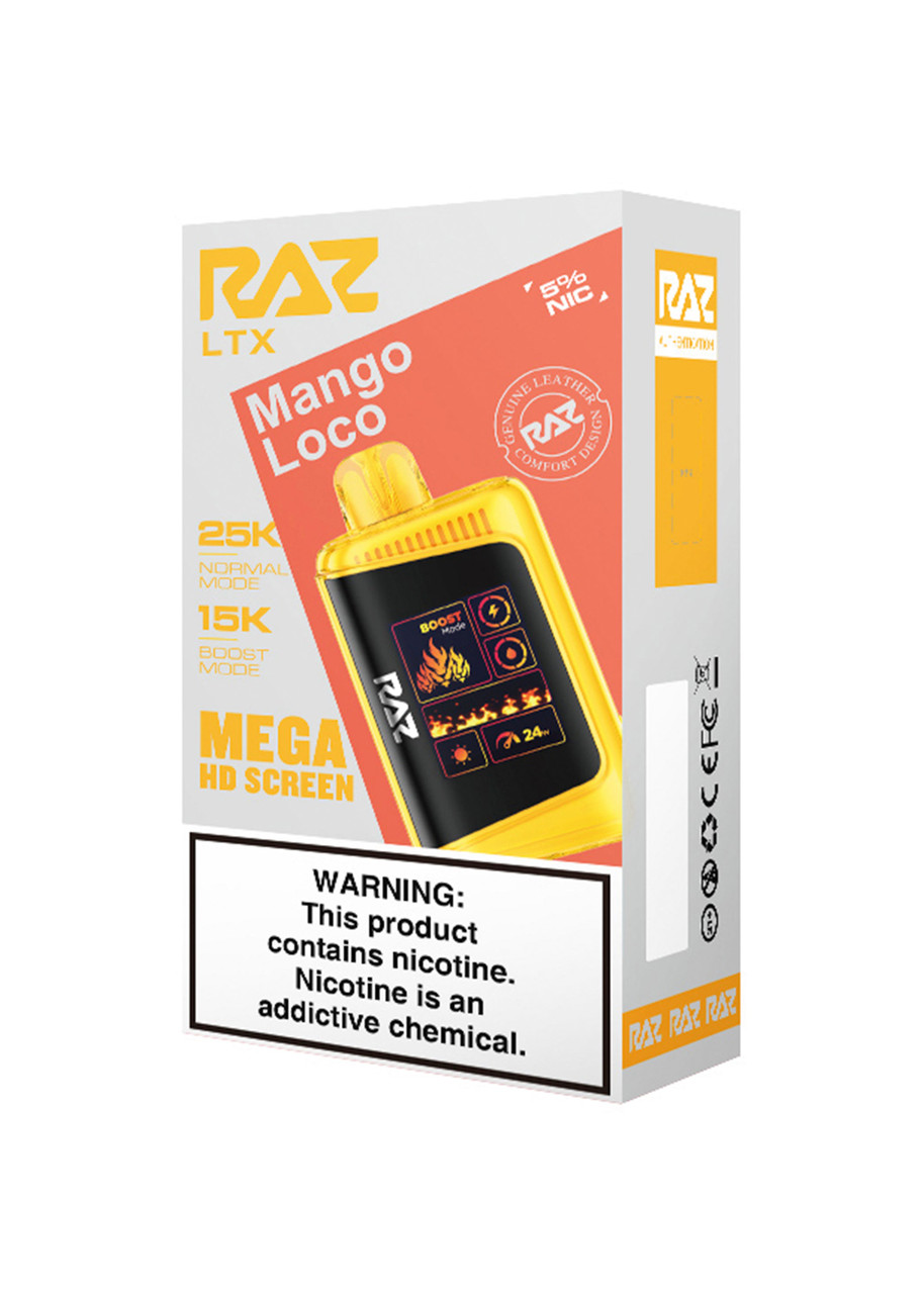 raz mango vape LTX 25K Loco Switch From Disposable Vapes 35mg FLAVOR:WATERMELON ICY