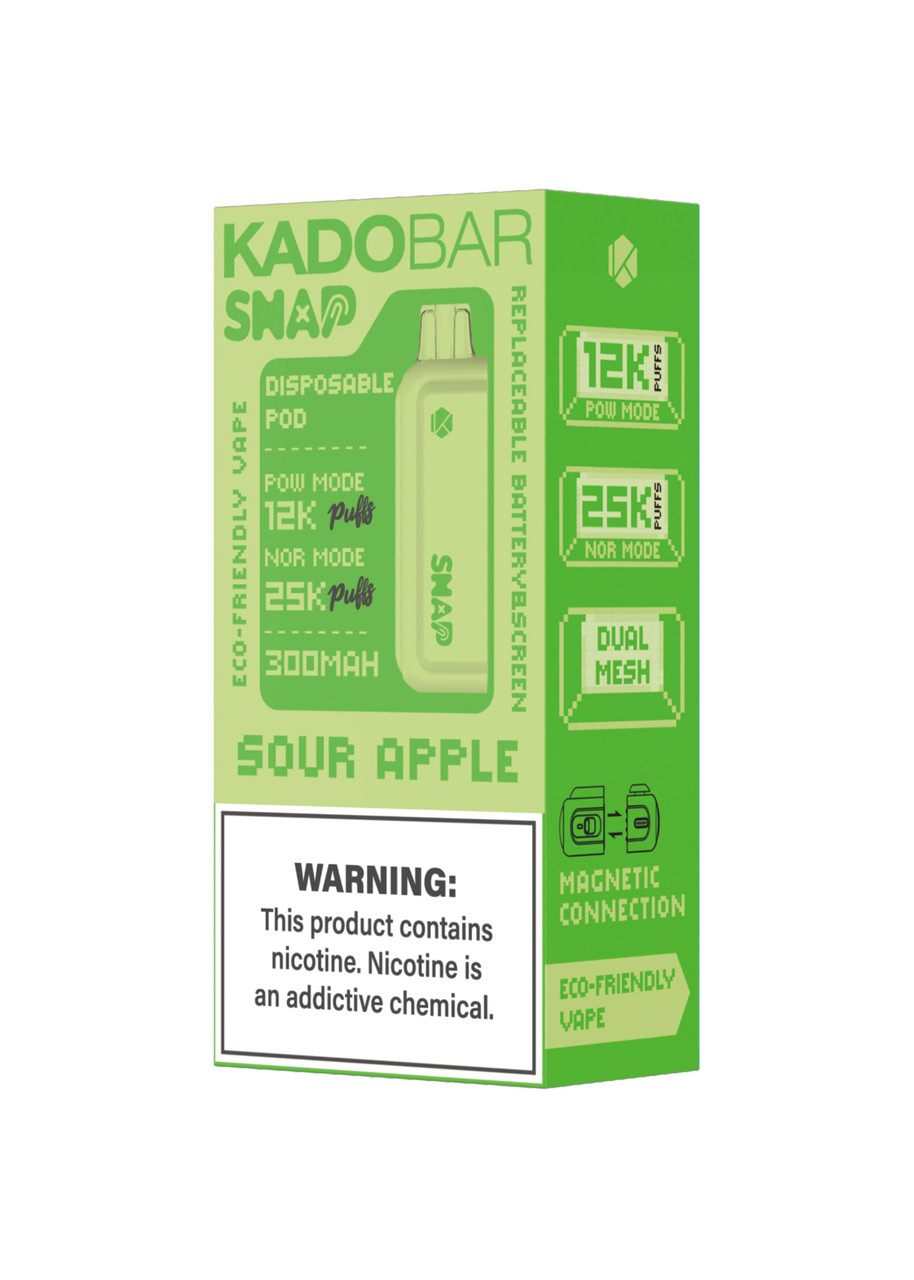 Kado Bar Snap 25K Pod Sour Apple | GetPop