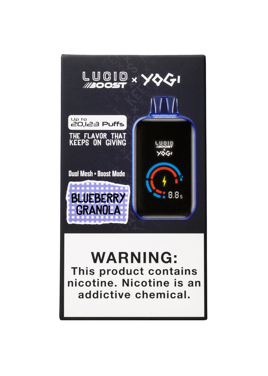 Lucid Boost x Yogi 20K Blueberry Granola | GetPop