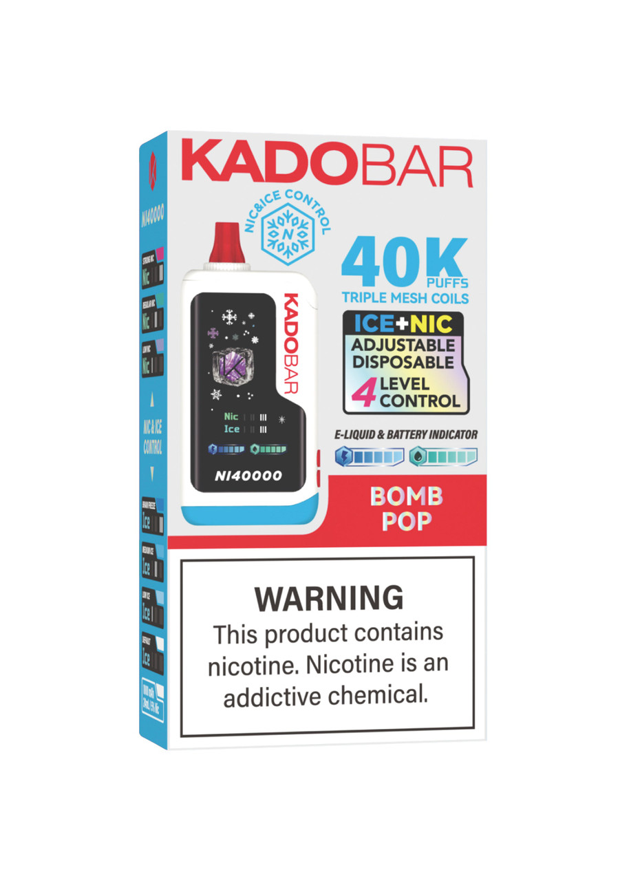 Kado Bar NI40K Ice-Nic Control Bomb Pop | GetPop