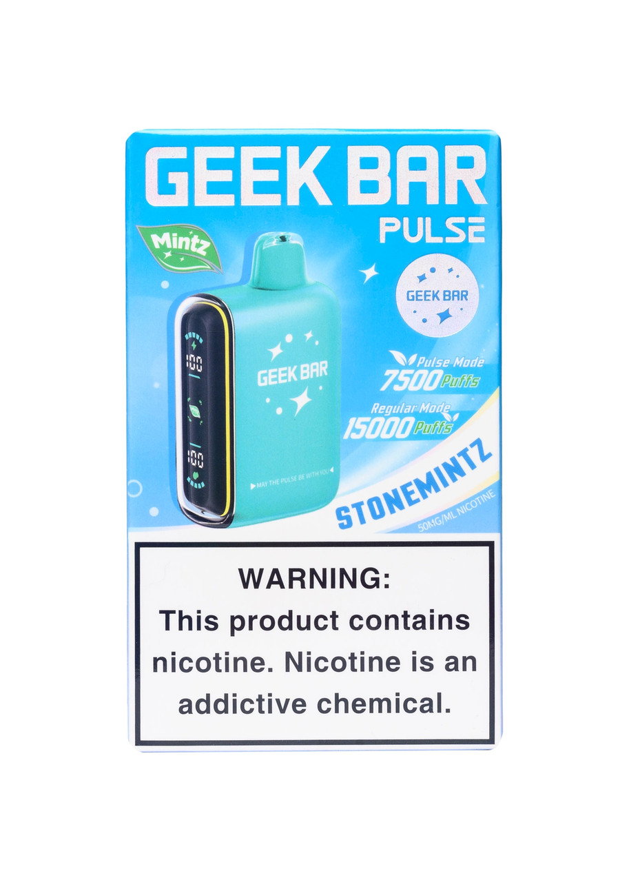 geek bar pulse stonemintz flavor 15000 disposable vape device Flavour:S Razz Orange Does Elf Bar Have