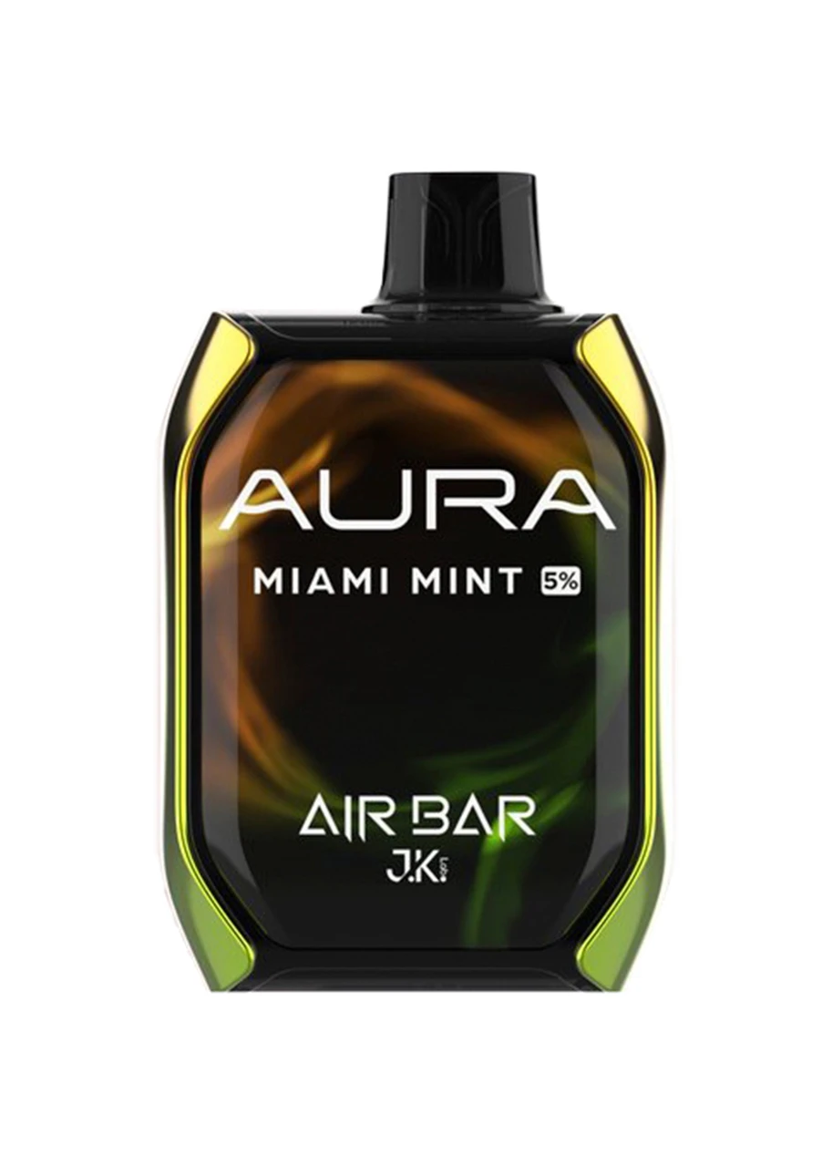 miami mint vape flavor Air Bar Aura 25K w40 Flavor:Sour Diesel Sativa Sour Gush Foger Flavor