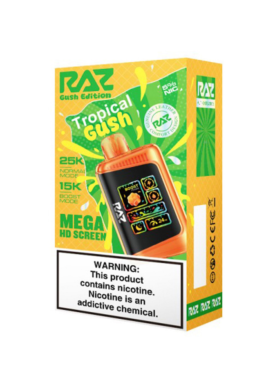raz 25k gush flavors LTX Tropical are breeze vapes illegal Diamond Colour:KNIGHT BLACK
