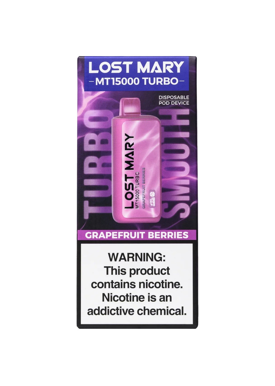 lost mary mt 15000 turbo MT15000 Grapefruit Berries 2017 Tacoma Flavor:Arctic Mint Vanilla Tobacco Breeze Pro