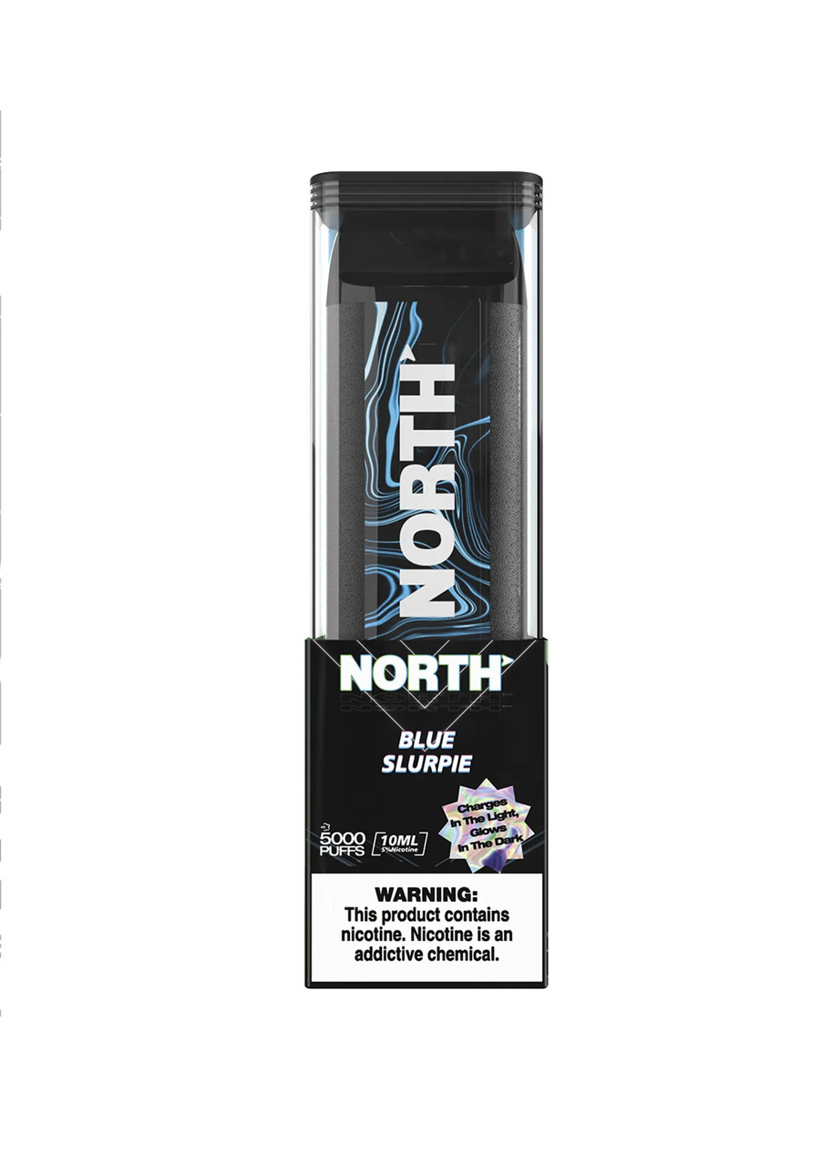 blue light on north vape 5000 5% Slurpie 5% Resistance:Top-Fill 0.6 Ohm Meshed Float Mello 20000 Disposable vape shop Surrey