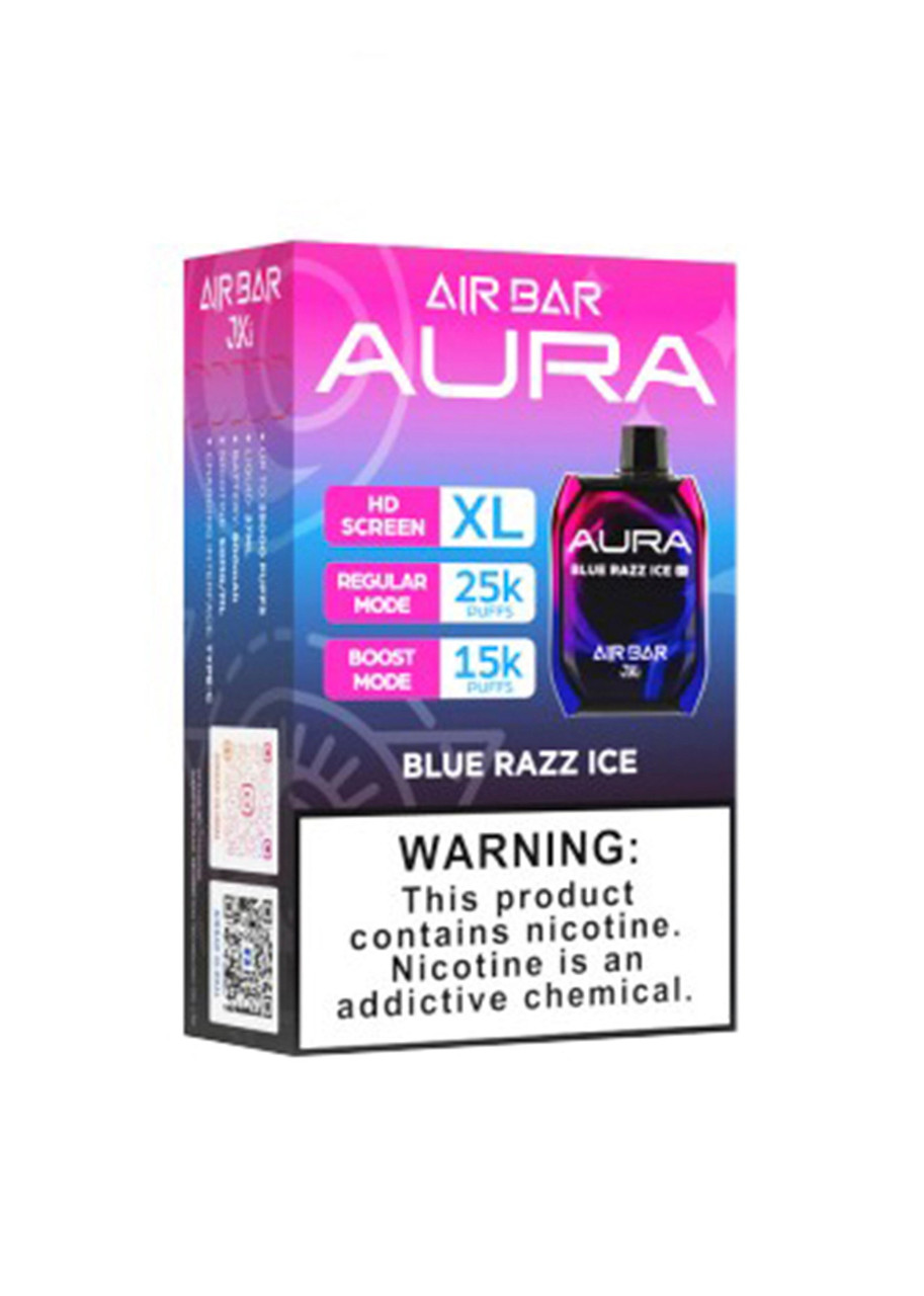 エアジー　EAUZAURA Air Bar Aura 25K Blue Razz Ice | GetPop