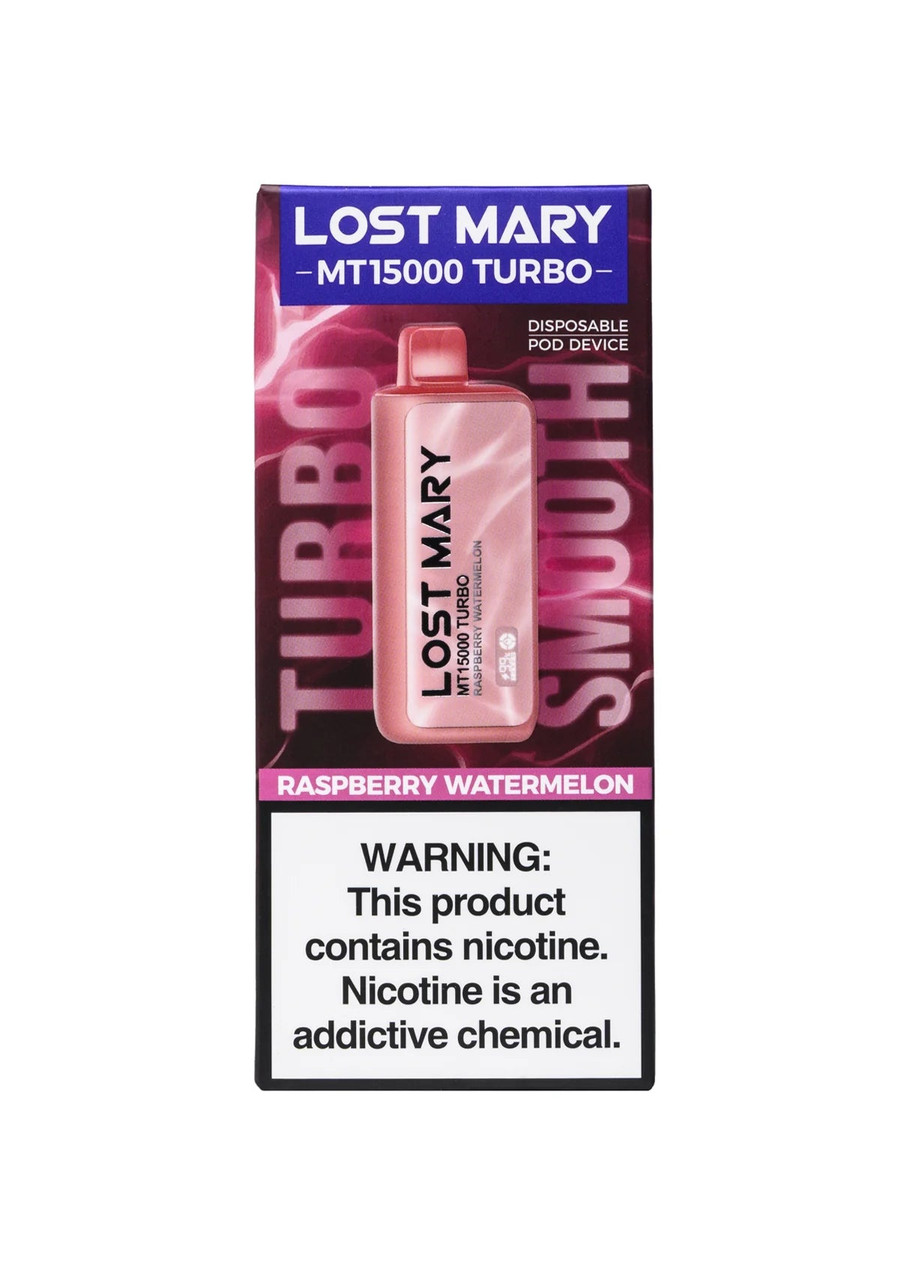 lost mary turbo reddit MT15000 Raspberry Watermelon Product Colour:Red Gradient How Long Does Vuse MANUFACTURER_Elfbar