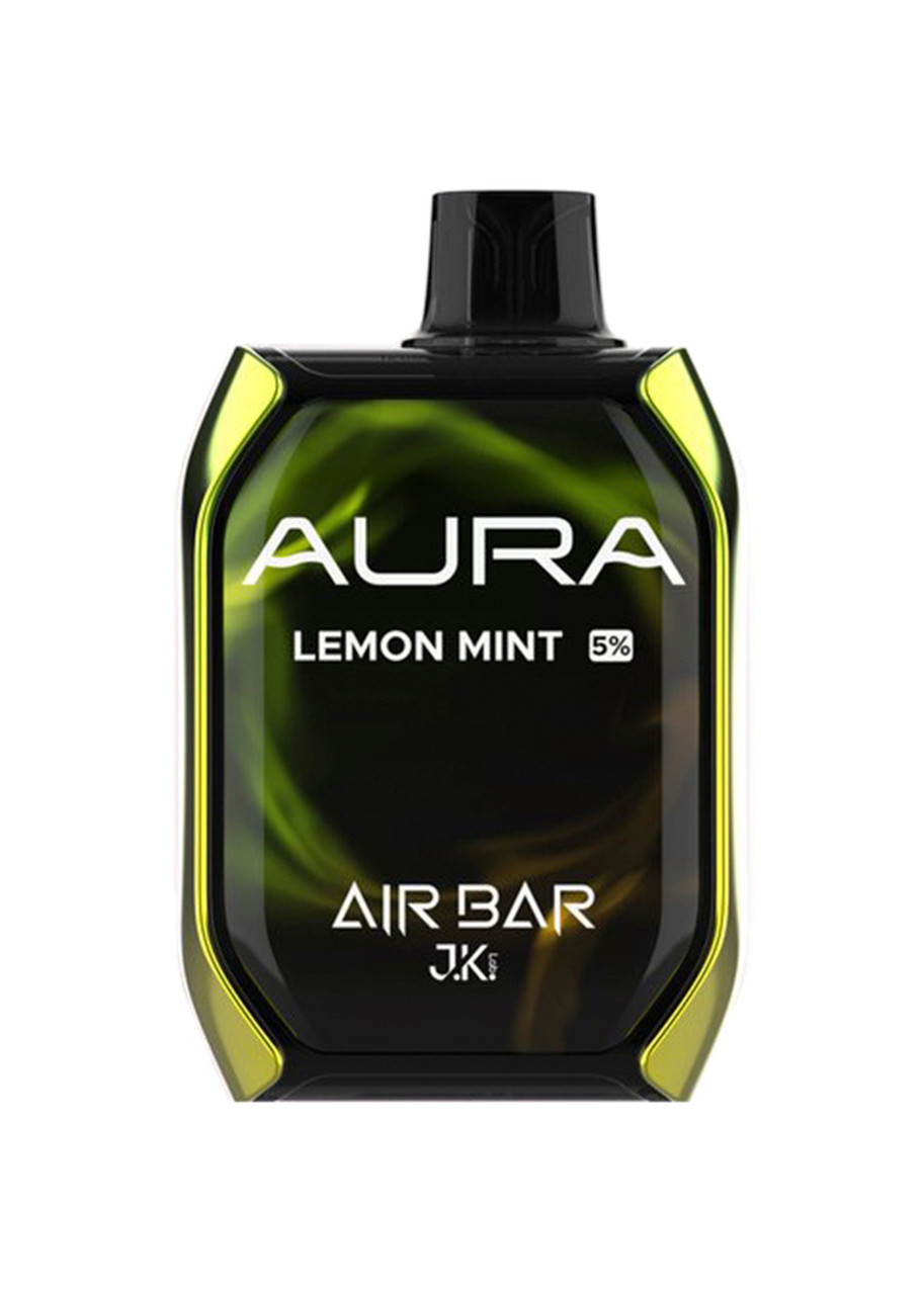 aura air bar vape 25K Lemon Mint Choose Flavor:Frozen Vanilla key lime pie White 24W LED Pod
