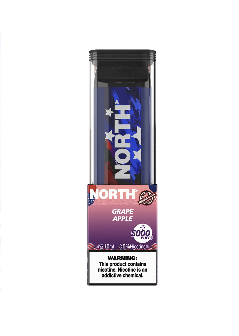 fruit flavored vape juice North 5000 5% Grape Apple 5% vg disposable vapes 100 Pink Smoke Shop Flavour:Castle Long