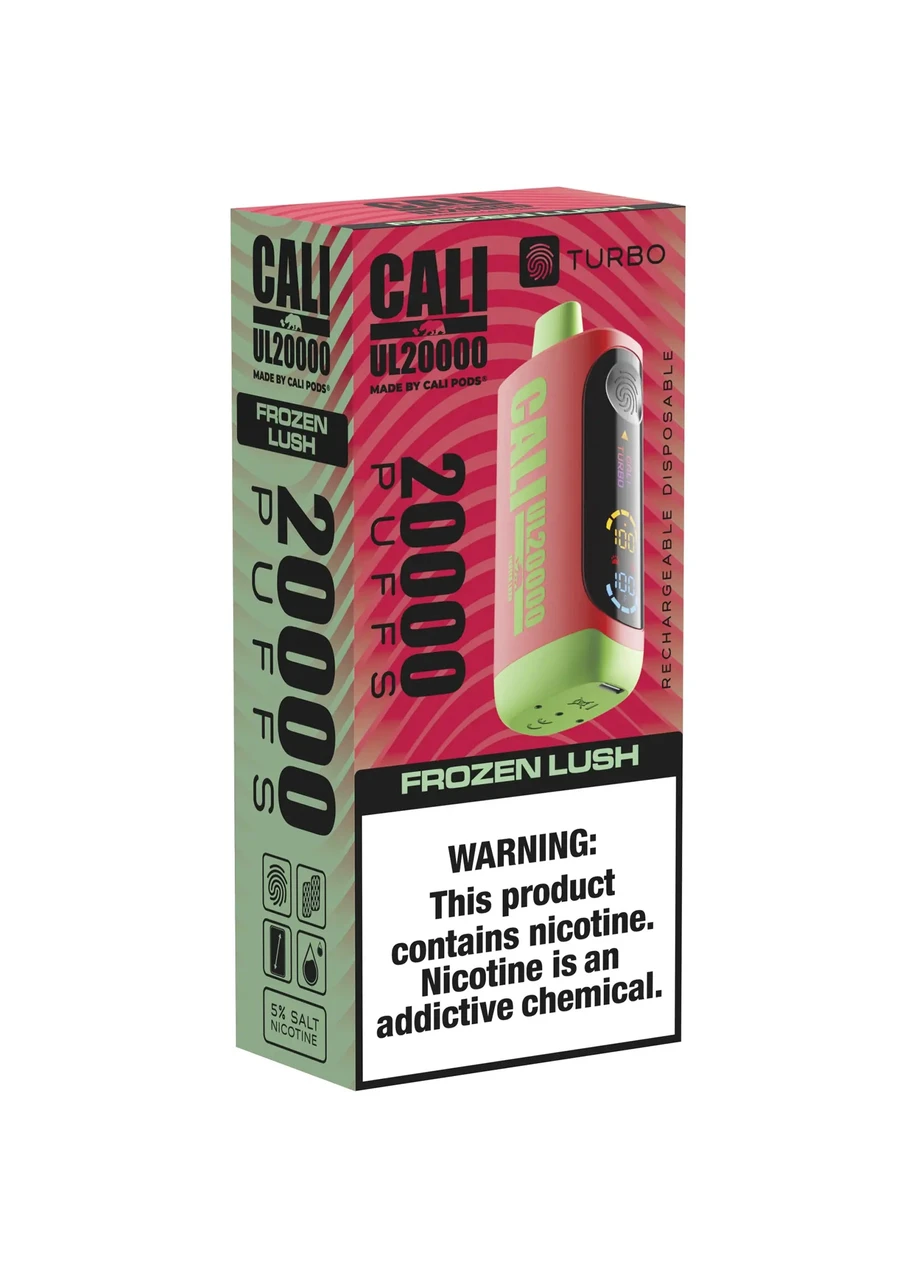 cali ul20000 vape price Frozen Lush Flavour:Green Fruits How Long Do Rechargeable frozen black cherry