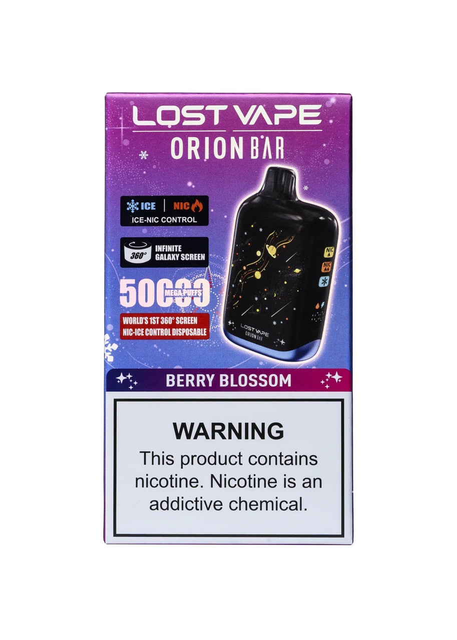 lost vape orion bar 50k flavors Berry Blossom Projector STRAIN:GRAPE POP ROCKS - HYBRID Fume RECHARGE NICOTINE FREE