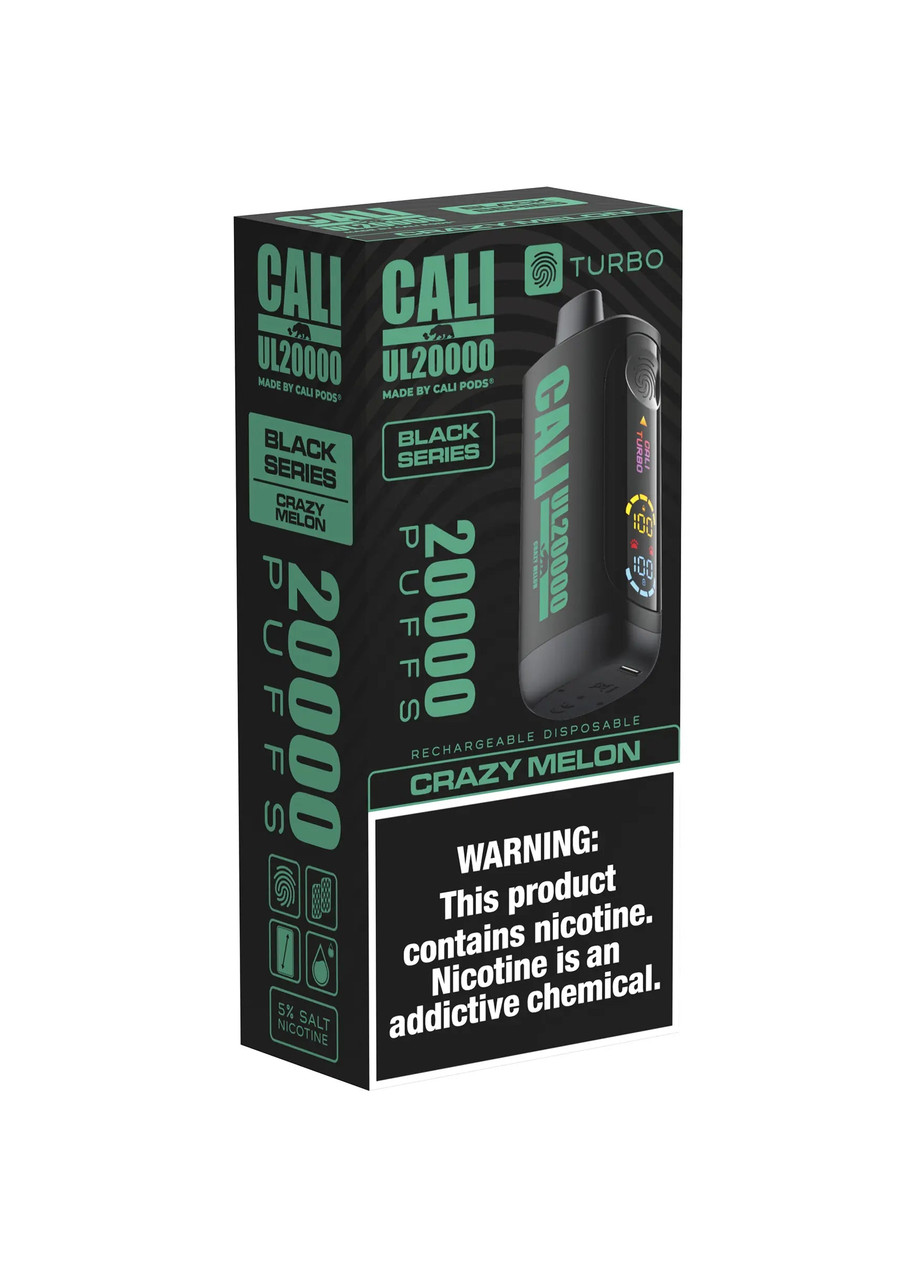 crazy disposable vapes Cali UL20000 Melon Flavor:Lemon Head Frozen Edition Vape VooPoo Drag S Vape