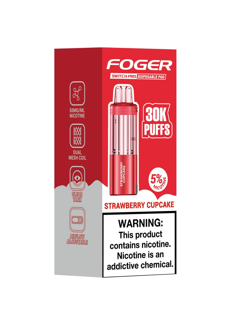 Foger Switch Pro 30K Pod Strawberry Cupcake | GetPop