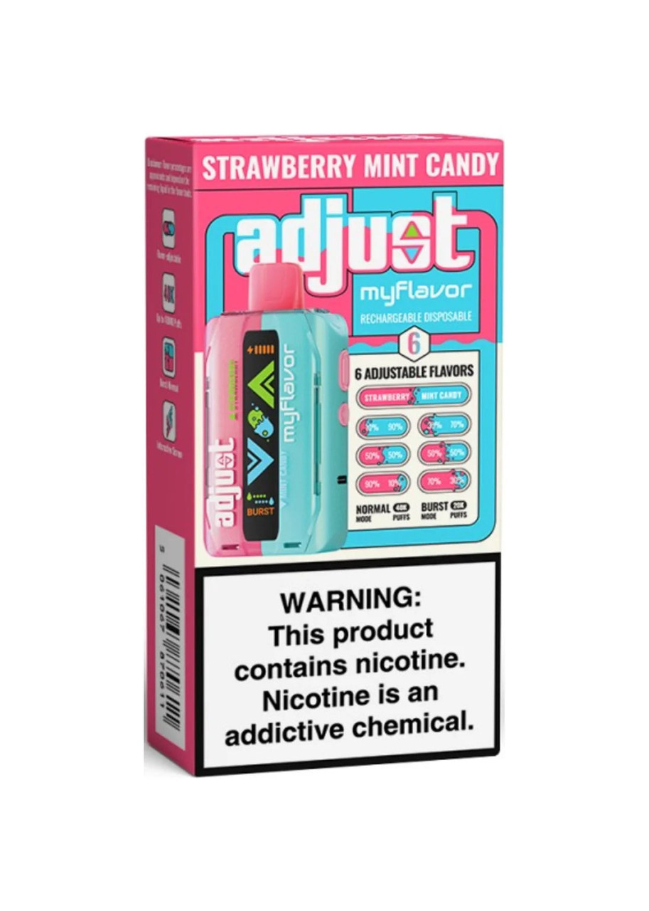 Adjust MyFlavor 40K Strawberry Mint Candy | GetPop