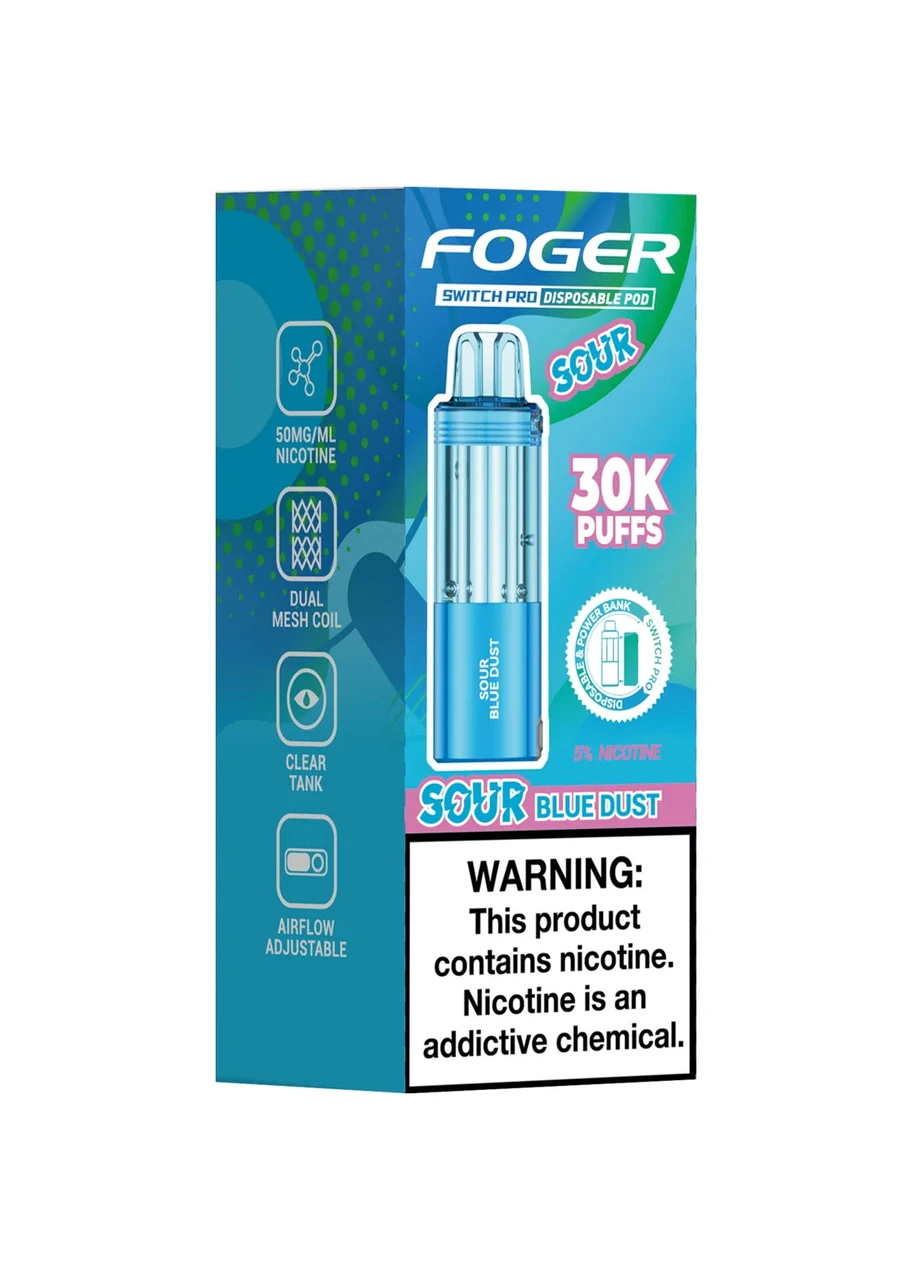 foger vape flavors sour blue dust Switch Pro 30K Pod Vuse Go Reload 1000 warning Color:Orange Cranberry Lime ICE