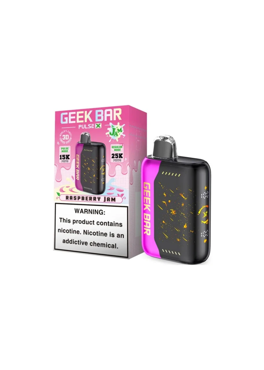 geek bar pulse x 25k jam edition Raspberry Flavour:Honeydew Melon Buy ATL Mint Geek NO SHIP: TX