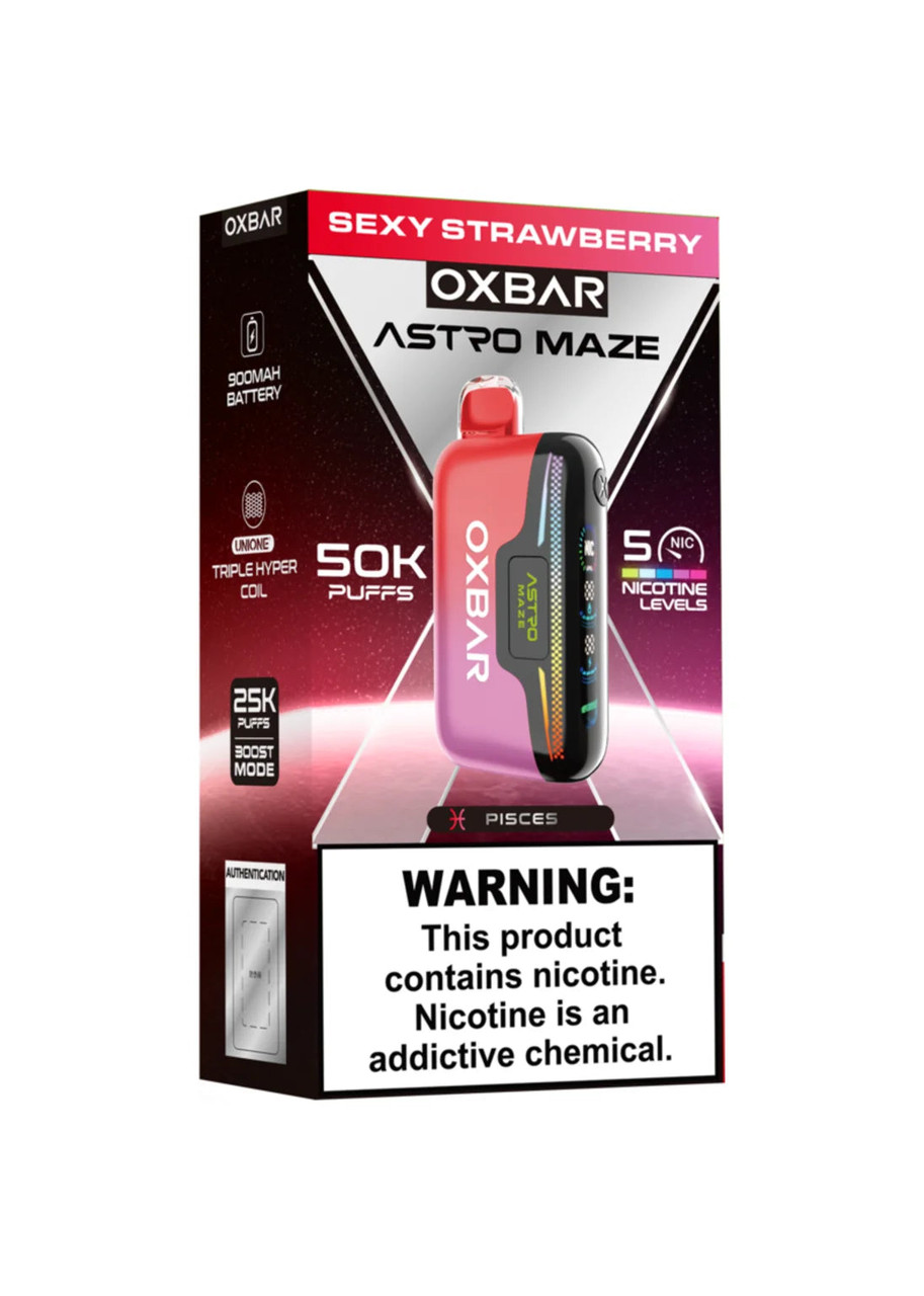 Oxbar Astro Maze 50K Sexy Strawberry | GetPop