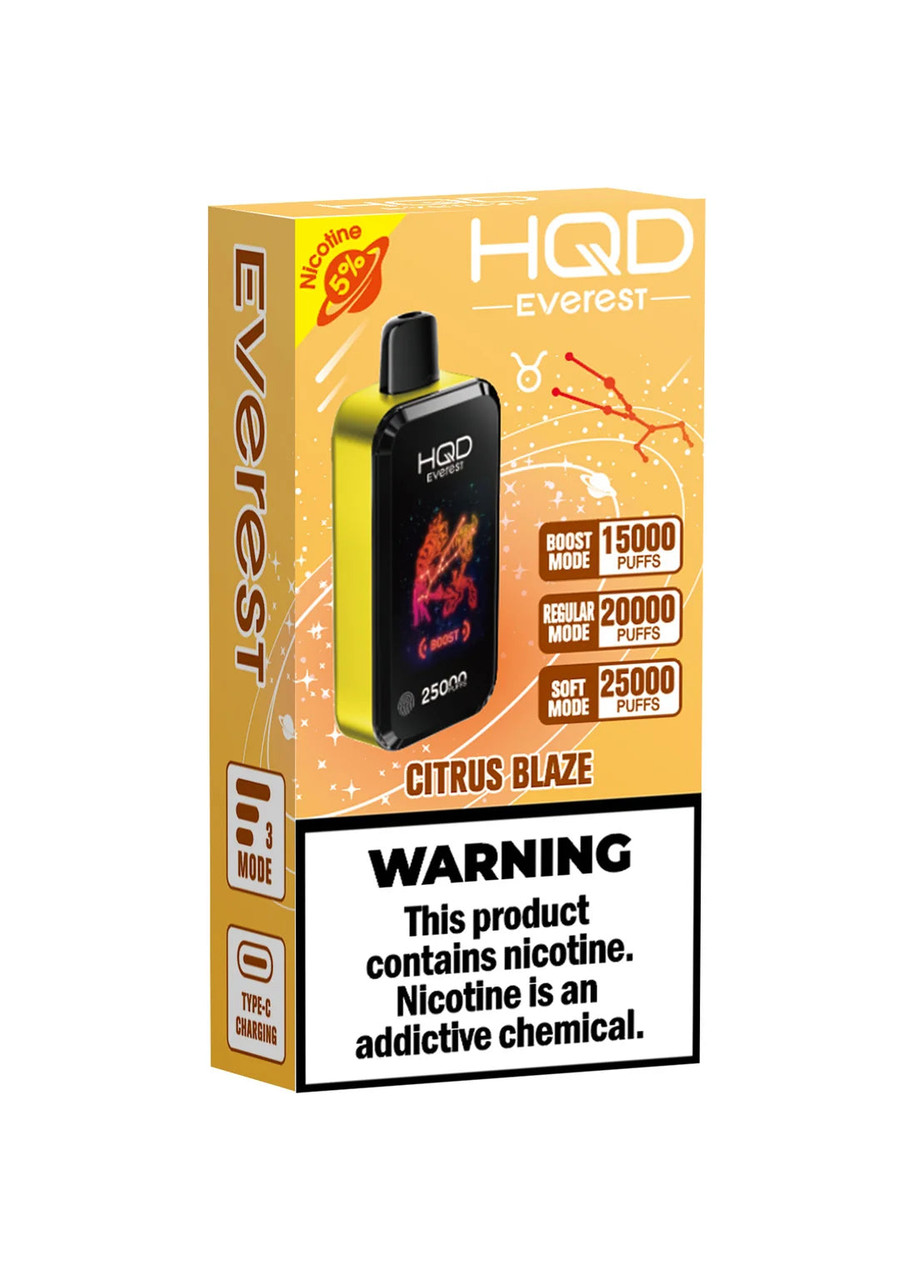 HQD Cuvie Everest 25K Citrus Blaze | GetPop