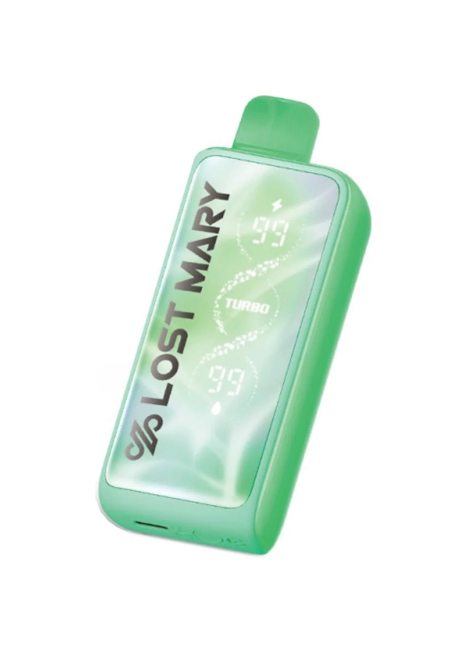 lost mary turbo winter mint MT35000 Mid-Size Car Strength:0MG Super Fog Live Plus