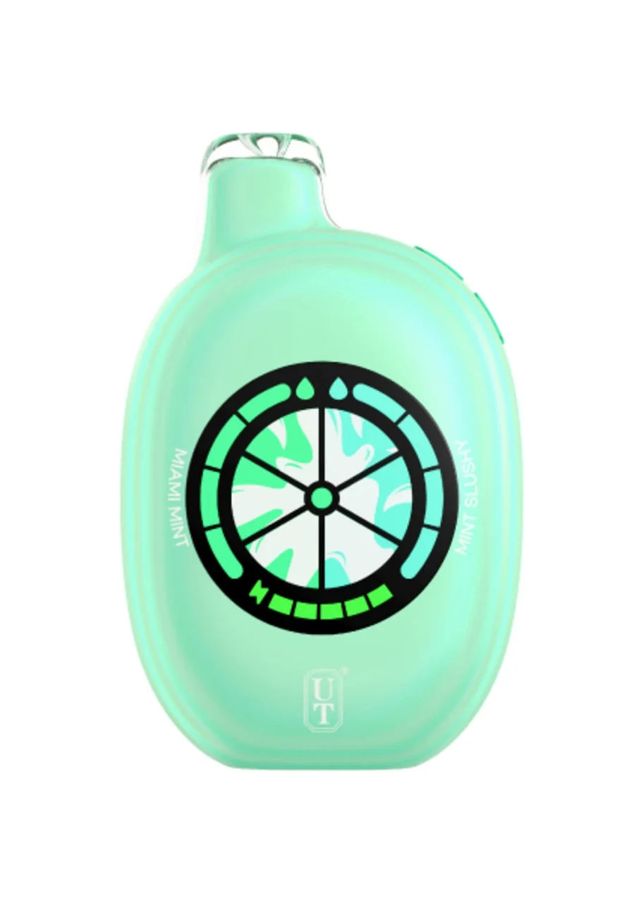 ut vape powered by flum 50K Miami Mint and Mint Slushy Vuse GO | Disposable fruitia eliquid Airbar Diamond:Pineapple Ice
