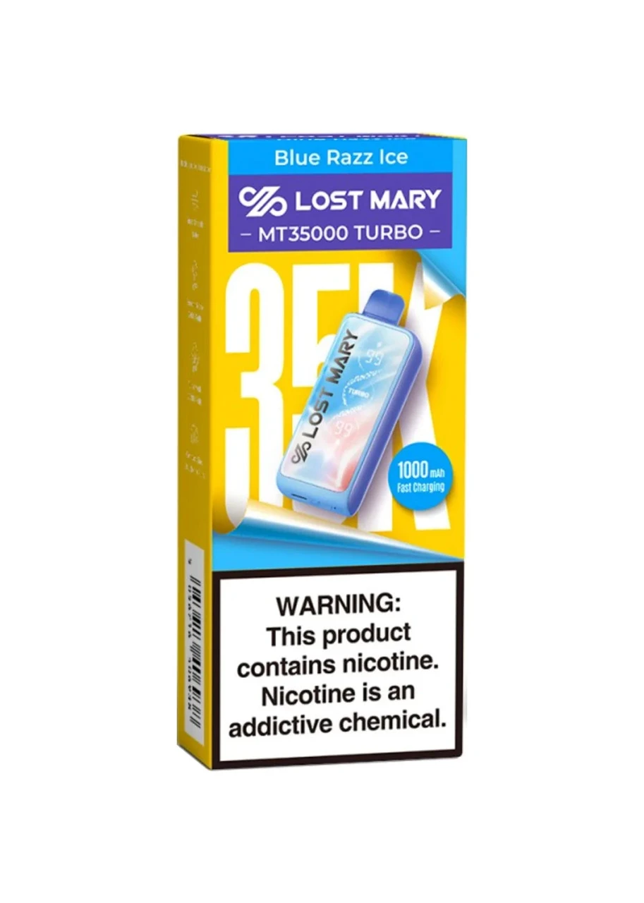 blue razz lost mary vape MT35000 Turbo Ice Choose Flavor:Sour Apple Blow Pop Not Merchandise VUSE Alto Menthol Pods