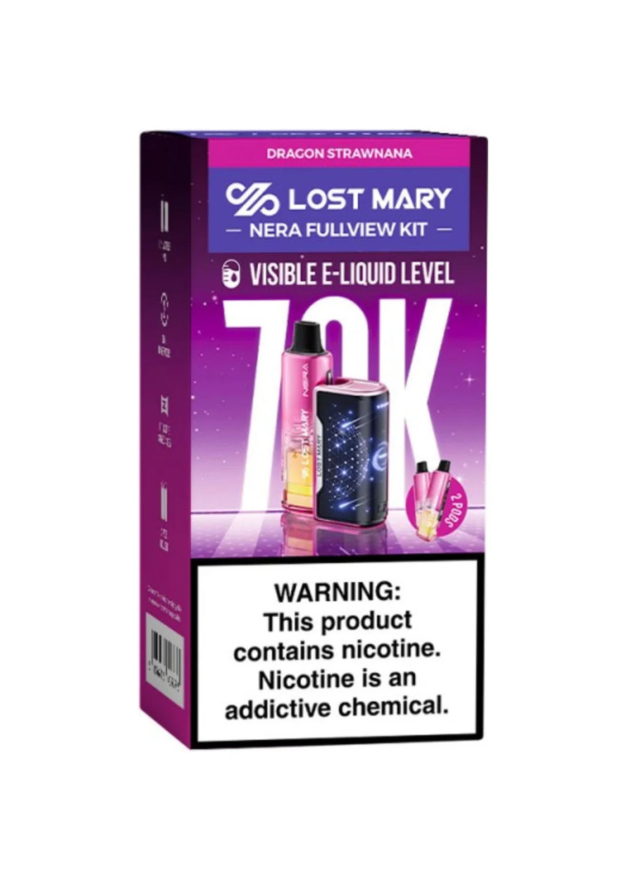 black strawnana lost mary flavor Nera Fullview 70K Kit Dragon Flavor:Grapefruit Kiwi Flamingo Disposable Vape - Buy CBD Products 21