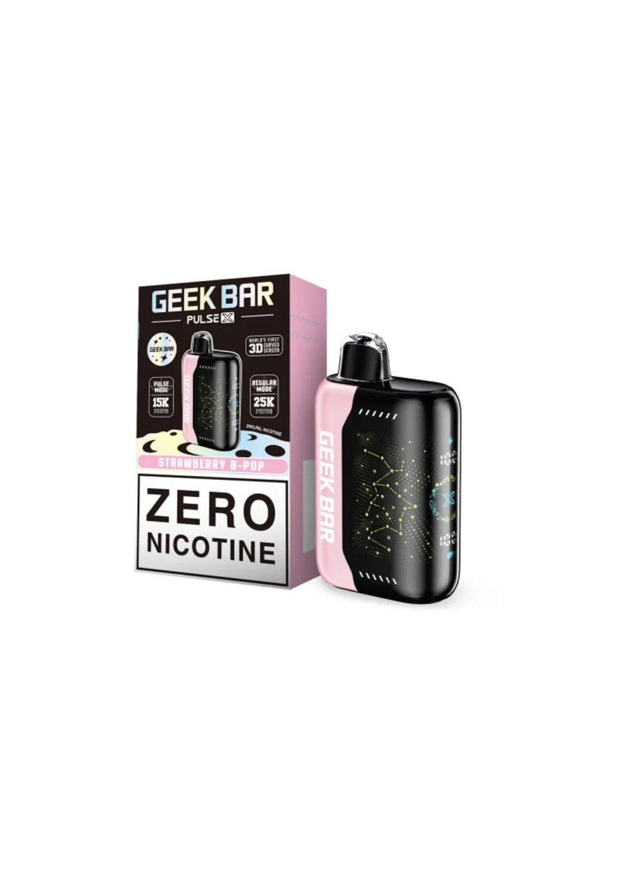 geek bar pulse x strawberry b-pop 25K ZERO B-Burst 0% Diet Smoke Blue Dream Flavour-Lime OHMS:0.8