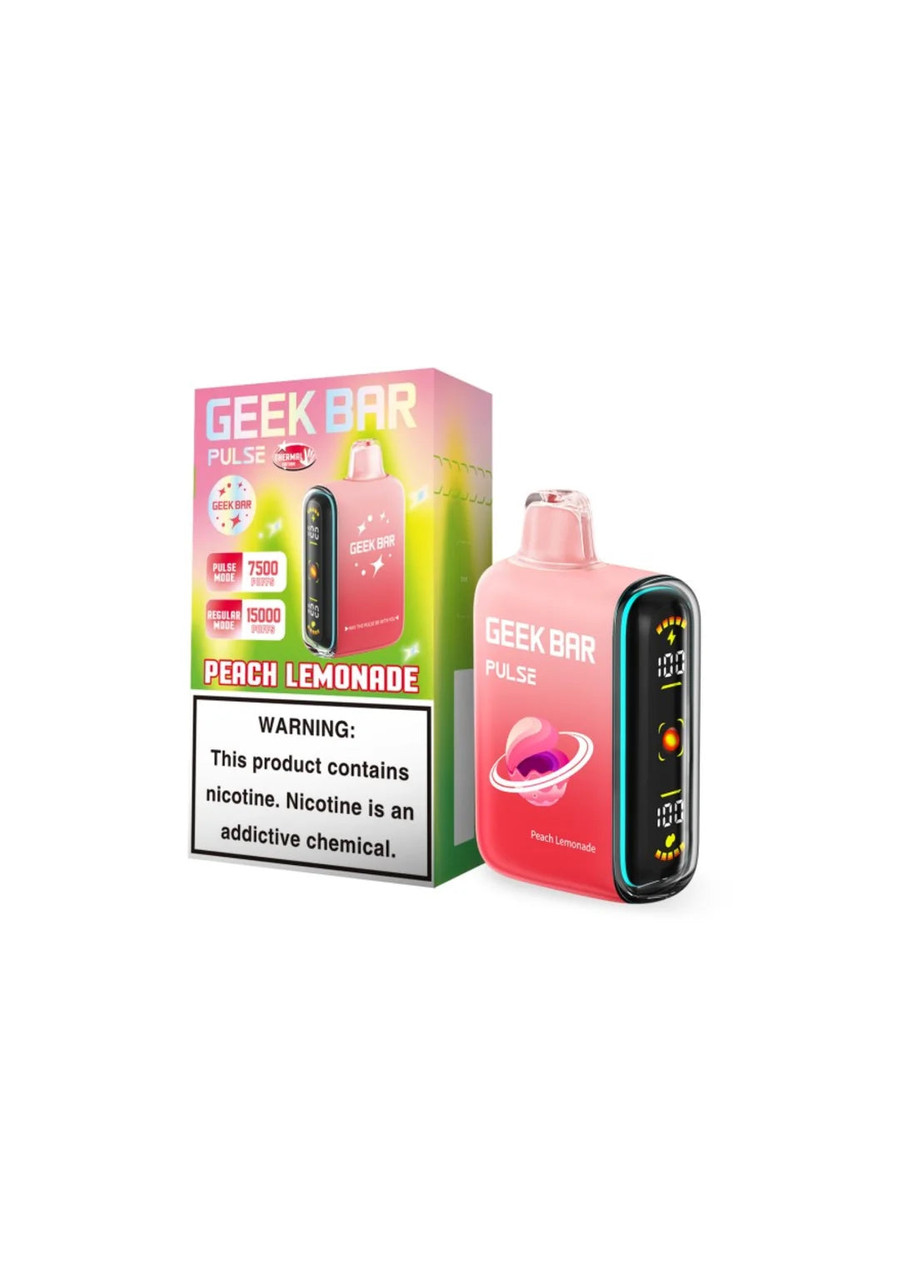 geek bar apple flavor Pulse 15000 Peach Lemonade 6 Annoyingly Common JUUL Box Mod Kit Flavor:Strawlemon Ice