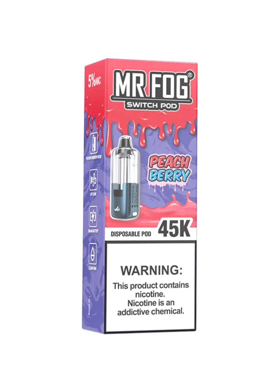 mr fog switch peach Pod 45K Pod Berry Style:BANANA Geek Next 50K How To Properly Smoke