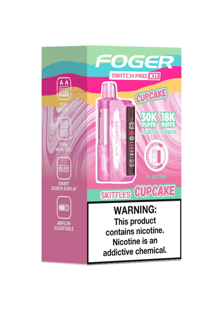 Foger Switch Pro 30K Kit Skittles Cupcake | GetPop