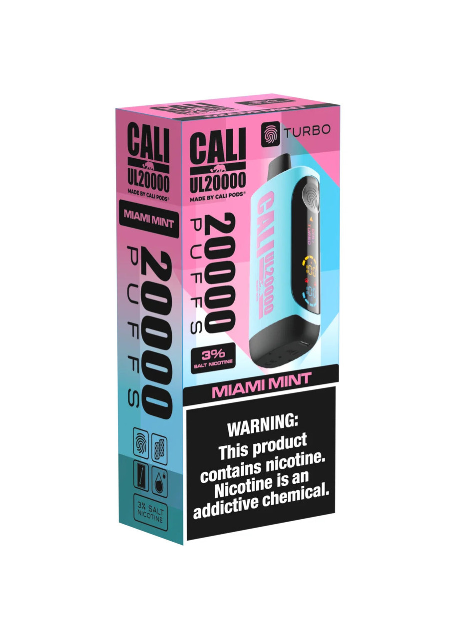 3 percent nicotine disposable vape Cali UL20000 3% Miami Mint 3% Flavor:Mango Pomelo Dragon Fruit Double Tap for Purple Silverado 1500 HD Classic