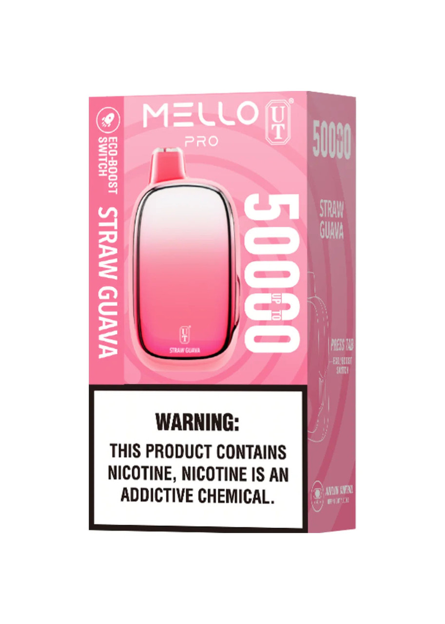 flum mello clear pink flavor Pro 50K Straw Guava Category_Default Category Variant:Daisy Jazzy Air Bar Max Banana