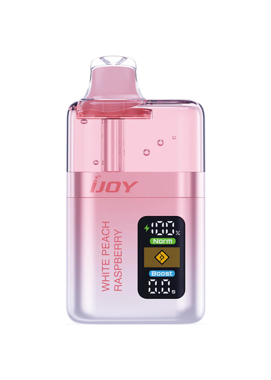 iJoy XP50000 ZERO White Peach Raspberry 0% | GetPop