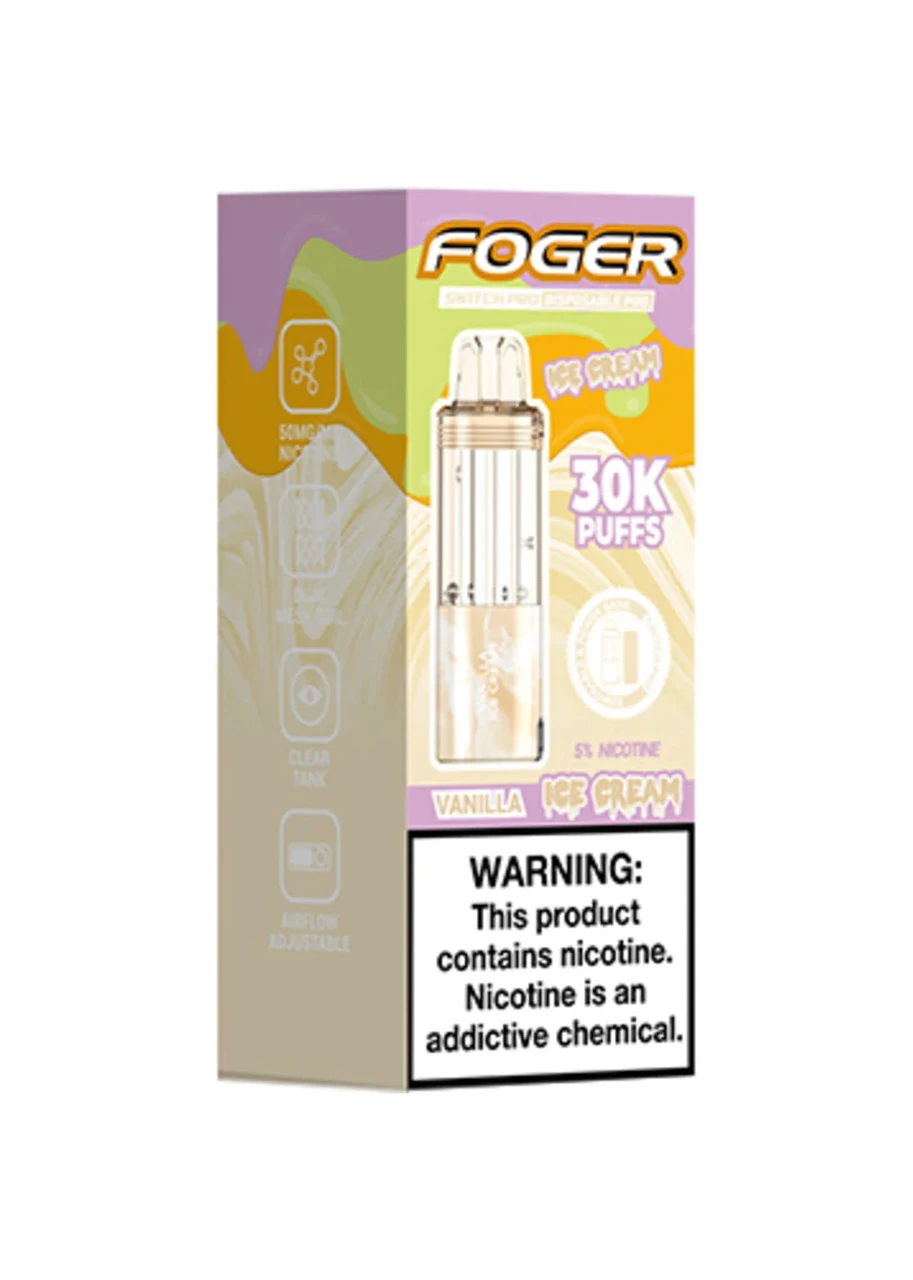 vanilla foger vape Switch Pro 30K Pod Ice Cream Flavor:Strazz (Strawberry Raspberry) Wholesale Disposable Vapes | foger refill tobacco