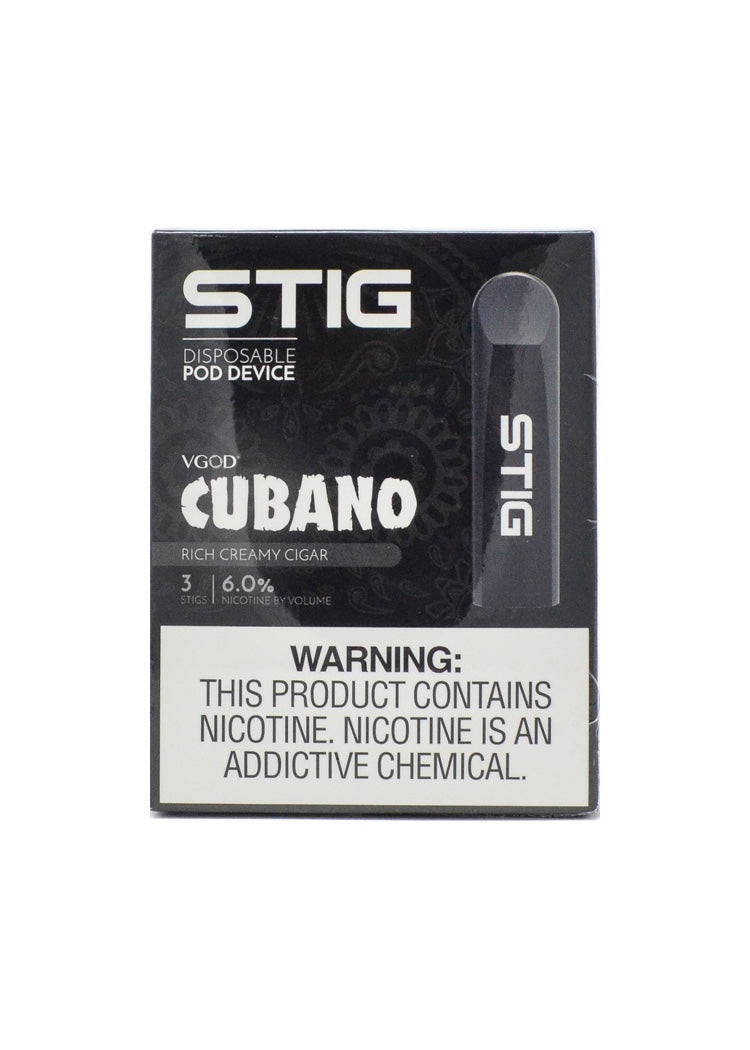 stig tobacco A swipe in VGOD Dry Ice STIG Cubano | GetPop