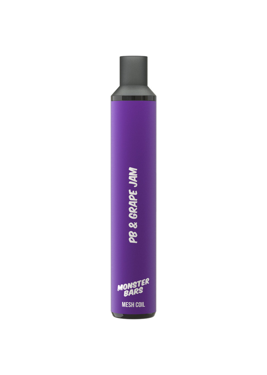 where to buy monster bars vape 3500 PB and Grape Jam Vibe By Vuse: A Peppermint Nicotine Level:3 mg