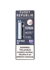 Funky Republic Ti7000 Blue Razz Ice