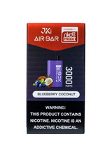 Air Bar Box 3000 by NKD100 Blueberry Coconut