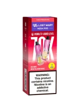 Lost Mary Nera Fullview 70K Refill Pods: Juicy Peach Ice