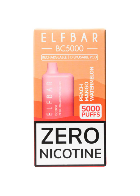 Elf Bar ZERO BC5000 Peach Mango Watermelon 0%