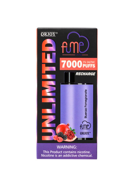 Fume Unlimited 7000 Bluerazz Pomegranate