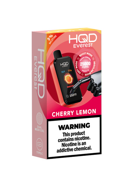 HQD Cuvie Everest 25K Raspberry Watermelon Lemon | GetPop