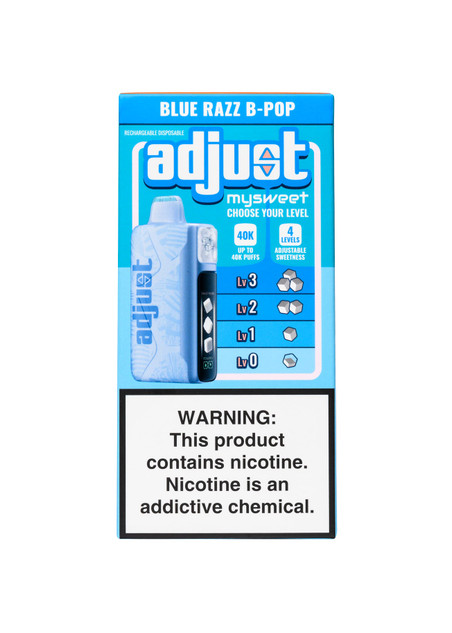 Adjust MySweet 40K Blue Razz B-Pop