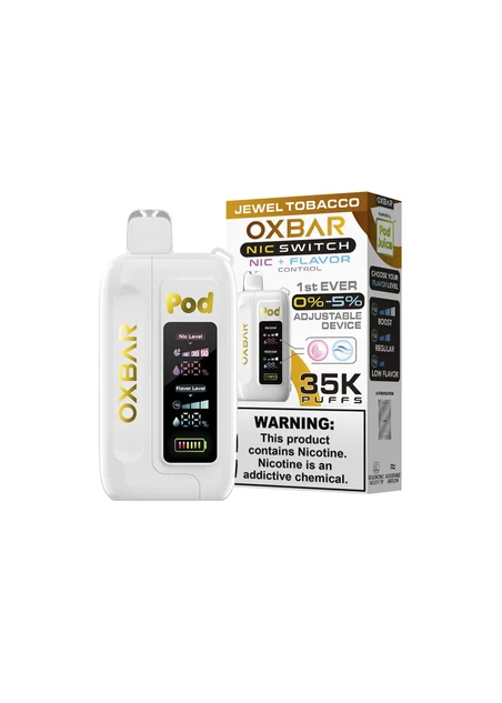 Oxbar x Pod Juice Nic Switch 35K Jewel Tobacco