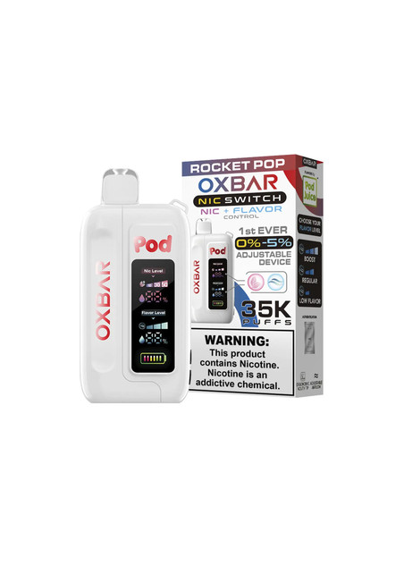Pod Juice x Oxbar Nic Switch 35K Peach Ringz | GetPop