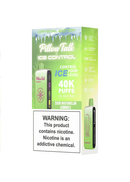 Pillow Talk Ice Control IC40000 Sour Watermelon Gummies